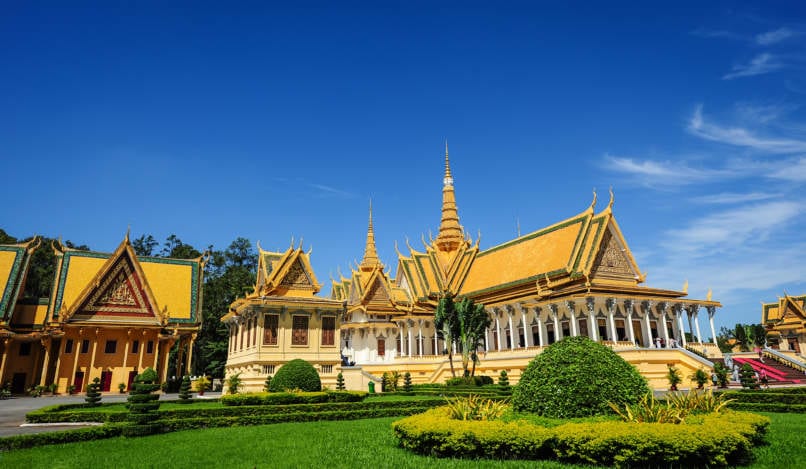 The Royal Palace In Phnom Penh, Cambodia